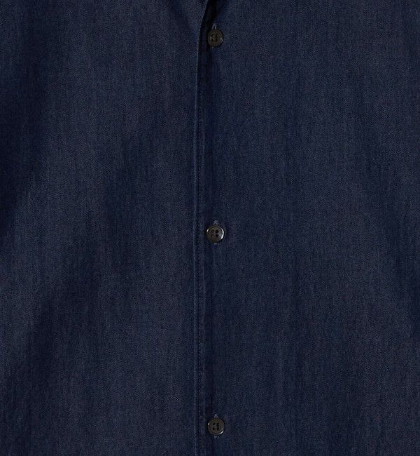 UNITED ARROWS「デニム オープンカラー シャツ」|シャツ・ブラウス|