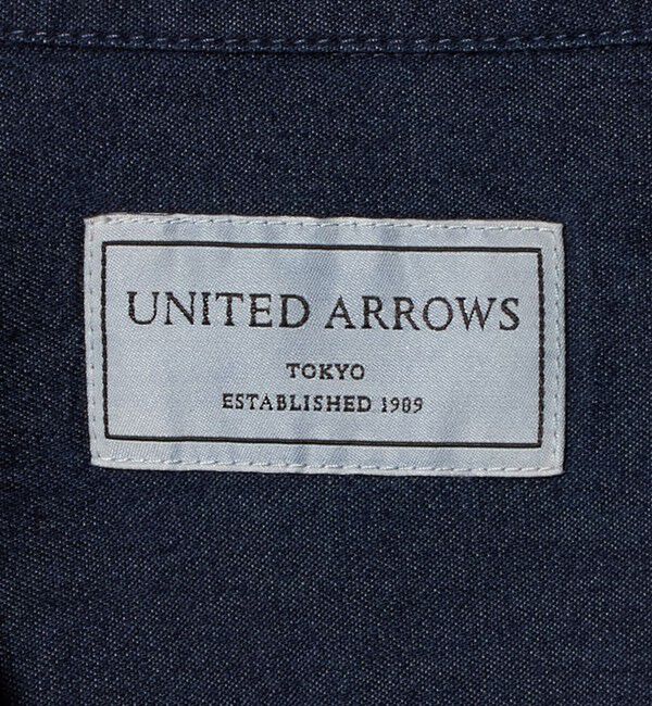 UNITED ARROWS「デニム オープンカラー シャツ」|シャツ・ブラウス|