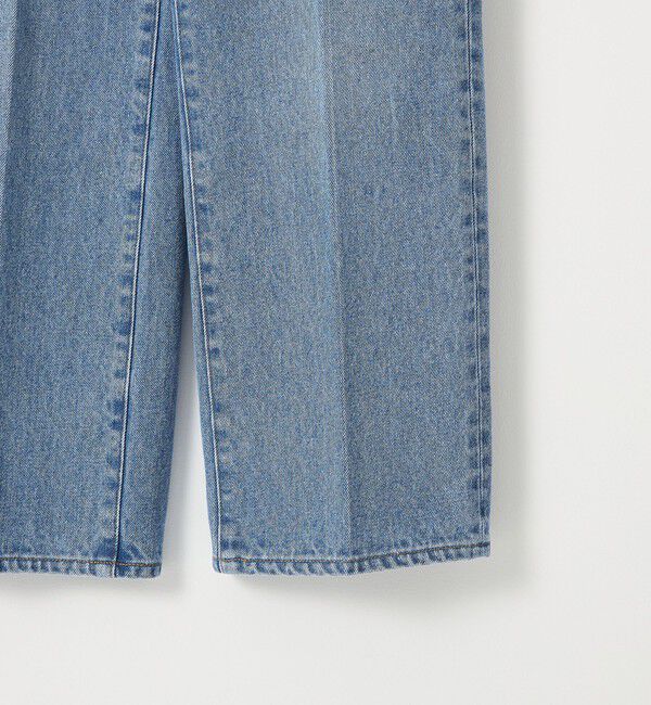 EMMEL REFINES「＜EMMEL REFINES＞EM センタープレス ストレート デニム/ パンツ」|デニム|