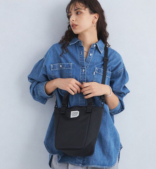 UNITED ARROWS green label relaxing「【別注/WEB限定】＜FREDRIK PACKERS＞STN トート 2WAY バッグ」|ショルダー・メッセンジャー|BLACK