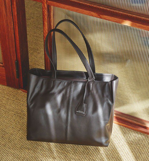 UNITED ARROWS green label relaxing「GLR ファンクショナル V2 レザー トートバッグ」|トートバッグ|DK.BROWN