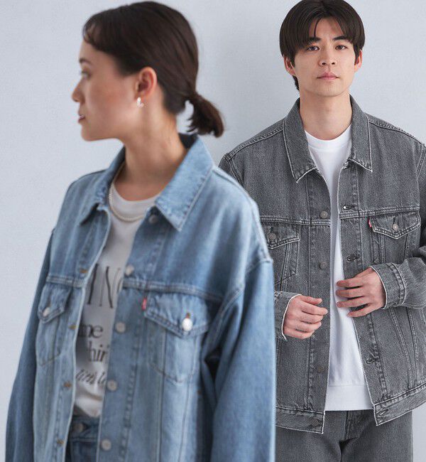 UNITED ARROWS green label relaxing「【別注】＜Levi's(R)＞GLR リラックス フィット トラッカー デニムジャケット」|デニムジャケット|