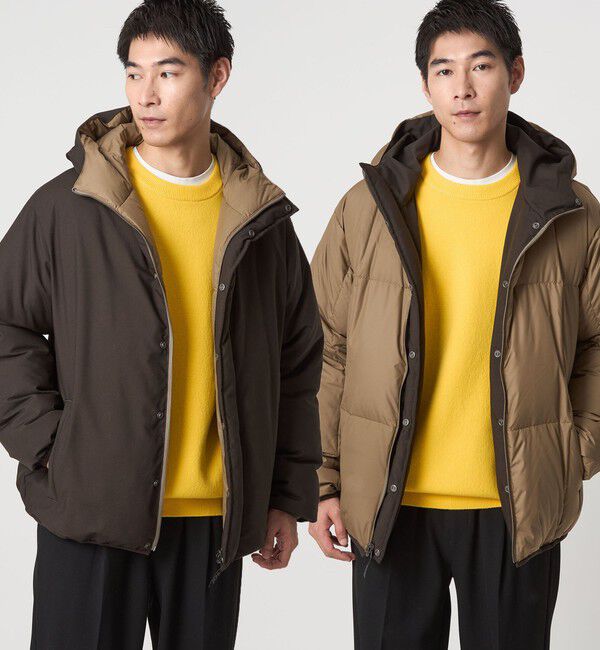 UNITED ARROWS green label relaxing「【別注】＜TAION＞リバーシブル ダウン フーディ ジャケット」|ダウン|