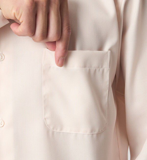 UNITED ARROWS green label relaxing「コットン ナローストライプ ワイドカラー ドレスシャツ -イージーアイロン-」|シャツ・ブラウス|