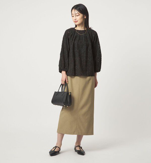 カットジャガード ブラウス（UNITED ARROWS green label relaxing