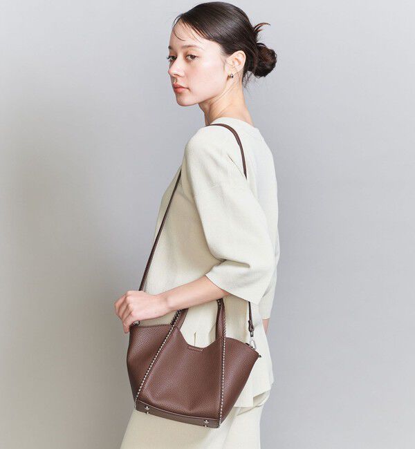 BEAUTY&YOUTH UNITED ARROWS「ボールチェーン ミニトートバッグ -2WAY-」|トートバッグ|DK.BROWN