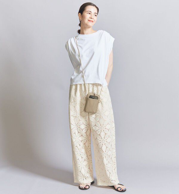 BEAUTY&YOUTH UNITED ARROWS「ポリエステル ジップスリム ウォレットショルダー」|ポーチ|