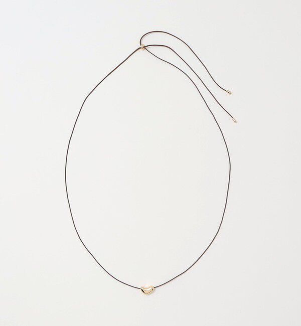 BEAUTY&YOUTH UNITED ARROWS「ユニークハート コードスライダーネックレス」|ネックレス|