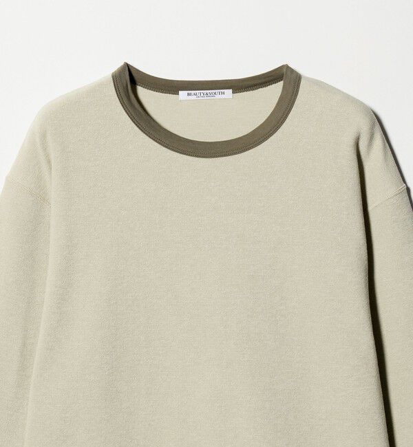 BEAUTY&YOUTH UNITED ARROWS「パイル リンガー ロングスリーブTシャツ」|Tシャツ・カットソー|