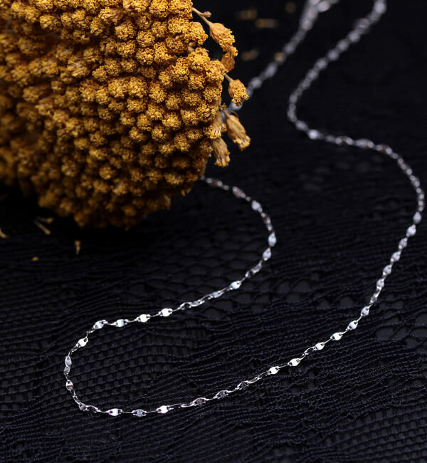 Ray BEAMS 「Ray BEAMS / K10 マリーナチェーン ネックレス」|ネックレス|WHITE GOLD