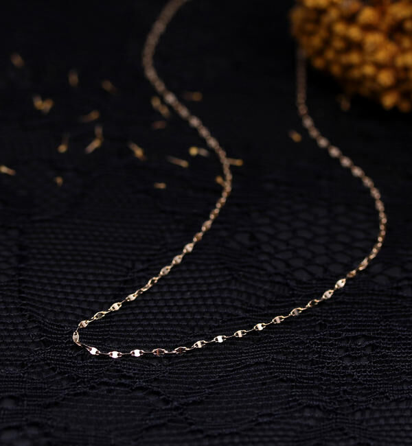 Ray BEAMS 「Ray BEAMS / K10 マリーナチェーン ネックレス」|ネックレス|