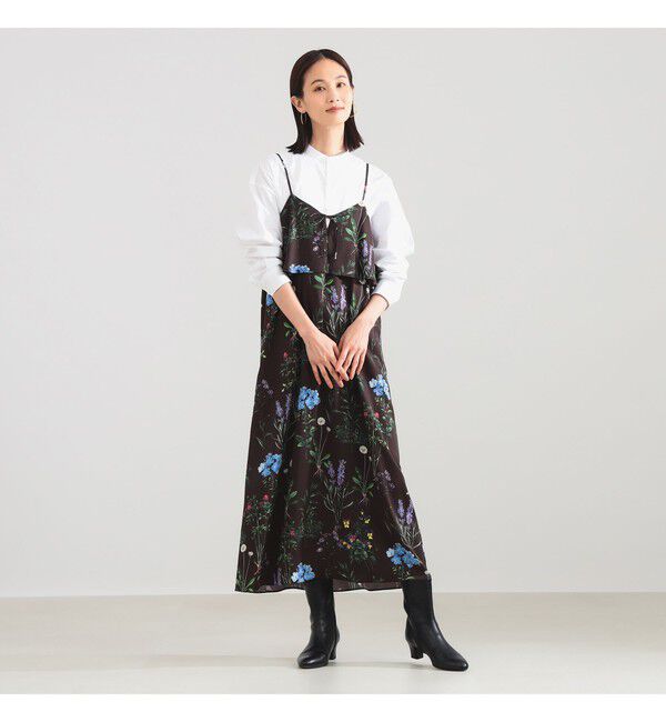Demi-Luxe BEAMS 「【別注】TICCA / フラワー プリント キャミワンピース」|ワンピース|
