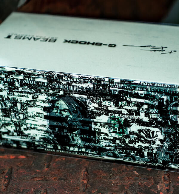 BEAMS「G-SHOCK / KOUSUKE KAWAMURA &times; BEAMS T 別注 DW 5600-E ''1 dollar bill shredded&rsquo;&rsquo;」|腕時計|