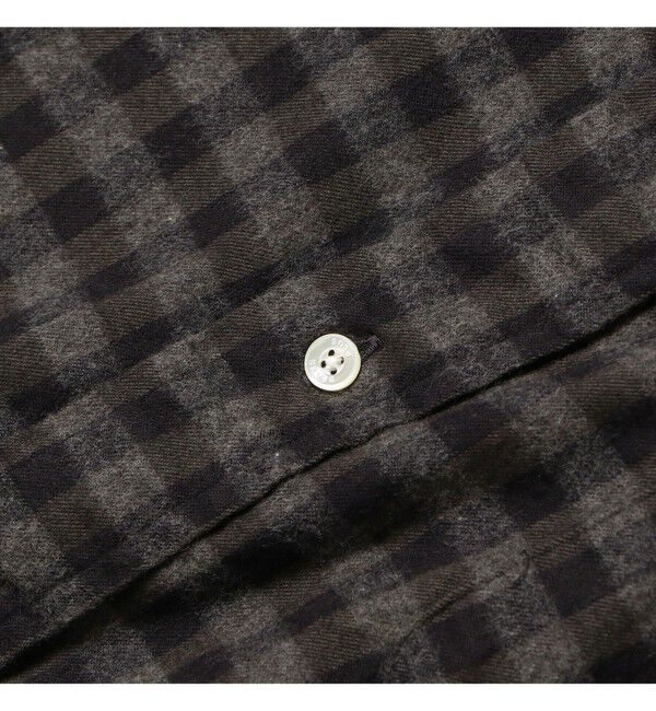 BEAMS PLUS「BEAMS PLUS / シャギーギンガムチェック ボタンダウンシャツ」|シャツ・ブラウス|