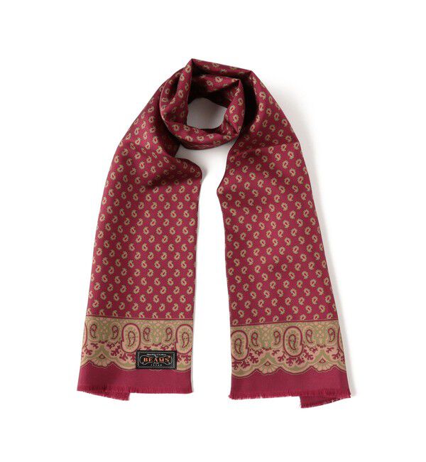 BEAMS PLUS「BEAMS PLUS / Silk Stole Geometric Print」|その他|WINE
