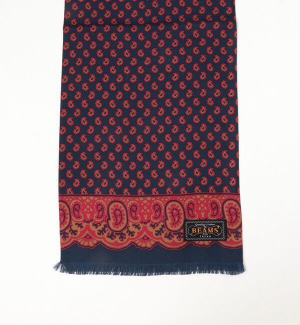 BEAMS PLUS「BEAMS PLUS / Silk Stole Geometric Print」|その他|