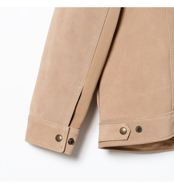 BEAMS PLUS「BEAMS PLUS / スエード レザー トラッカージャケット タイプⅢ」|ブルゾン・スタジャン|