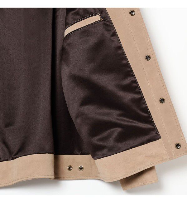 BEAMS PLUS「BEAMS PLUS / スエード レザー トラッカージャケット タイプⅢ」|ブルゾン・スタジャン|