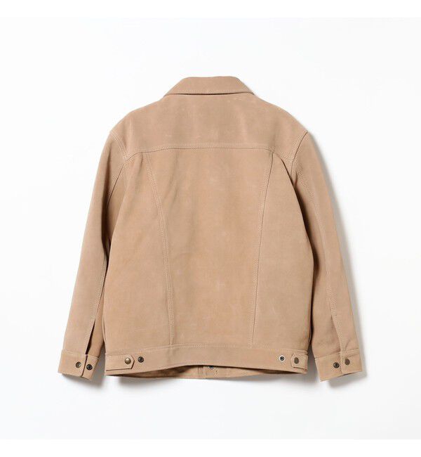 BEAMS PLUS「BEAMS PLUS / スエード レザー トラッカージャケット タイプⅢ」|ブルゾン・スタジャン|