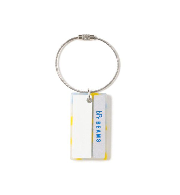 BEAMS「bPr BEAMS / ミラー付き ネームプレート キーホルダー」|キーケース|SAX_MIX