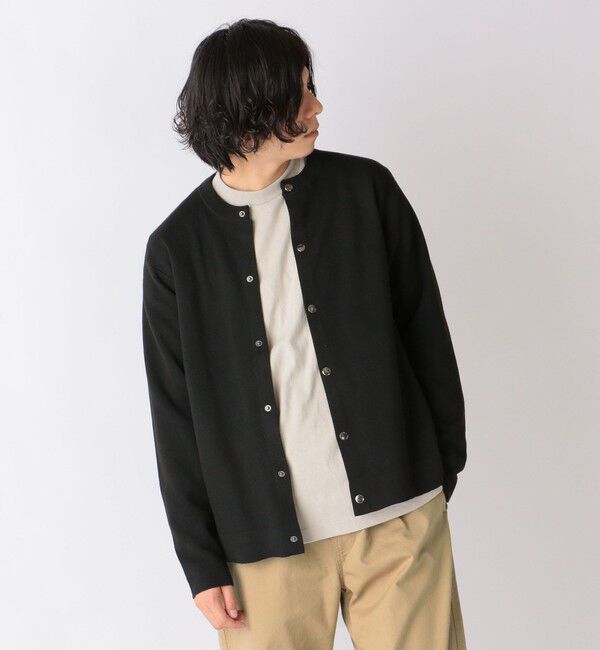 SHIPS any「SHIPS any: 〈手洗い可能〉 ミラノリブ クルーネック カーディガン 24SS◇」|カーディガン|