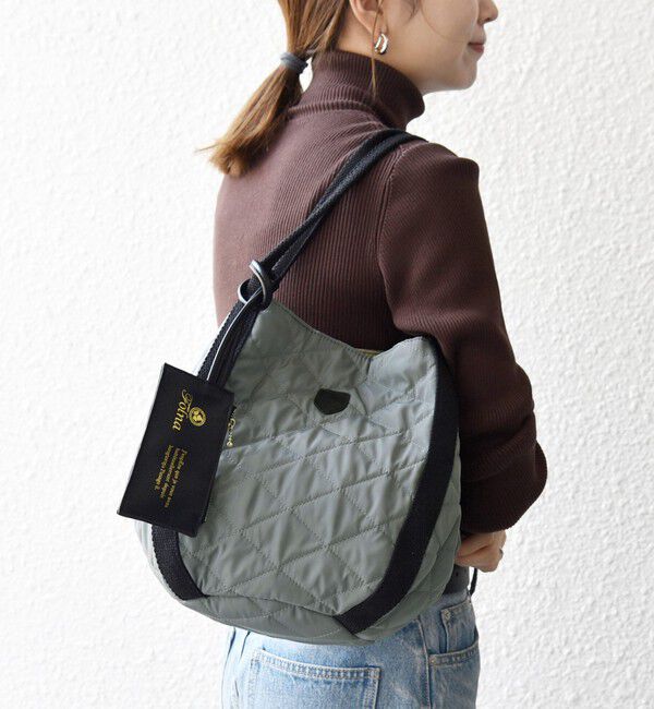 SHIPS any「《一部追加予約》【SHIPS any別注】Folna: 2WAY キルティング バッグ」|トートバッグ|