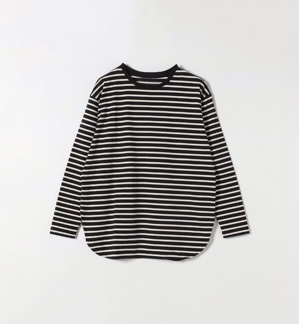 SHIPS any「SHIPS any:〈吸水速乾〉ラウンドヘム ロングスリーブ ワイド TEE」|Tシャツ・カットソー|