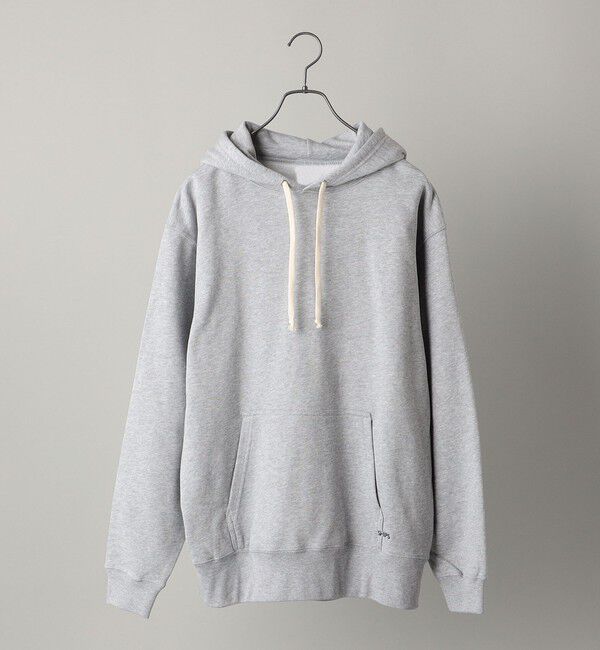 SHIPS「【WEB限定】SHIPS: マイクロ SHIPS 刺繍 ロゴ 裏毛 スウェット プルオーバーパーカー」|パーカー|