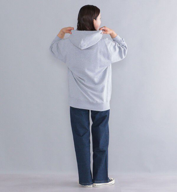 SHIPS「【WEB限定】SHIPS: マイクロ SHIPS 刺繍 ロゴ 裏毛 スウェット プルオーバーパーカー」|パーカー|