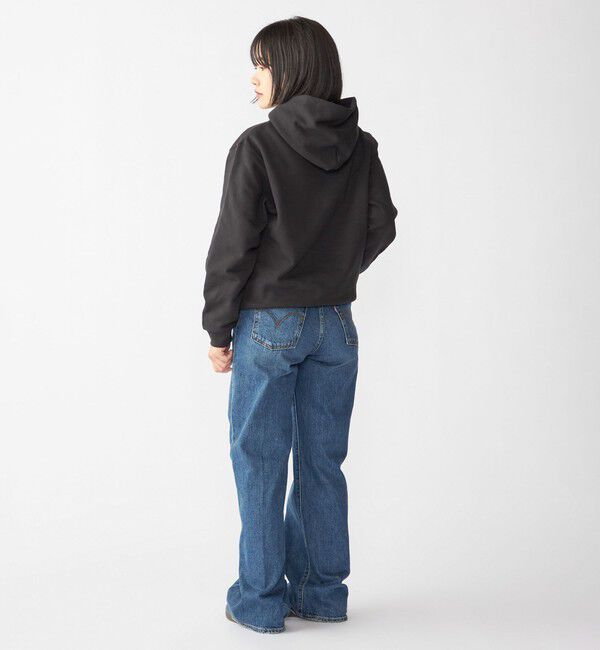 SHIPS「【WEB限定】SHIPS: マイクロ SHIPS 刺繍 ロゴ 裏毛 スウェット プルオーバーパーカー」|パーカー|