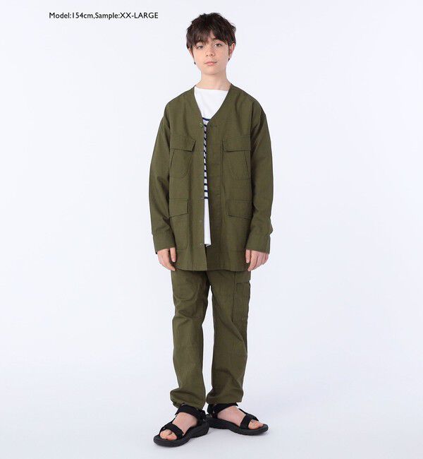 SHIPS KIDS「【SHIPS KIDS別注】GOLDENMILLS:145～170cm / ファティーグ ジャケット」|ミリタリー・モッズコート|