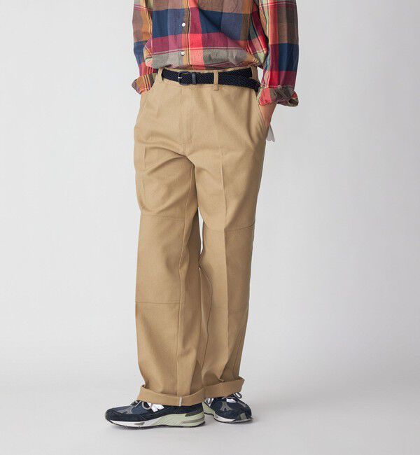 SHIPS「【SHIPS別注】Dickies: ダブルニー ホップサック パンツ」|チノ|