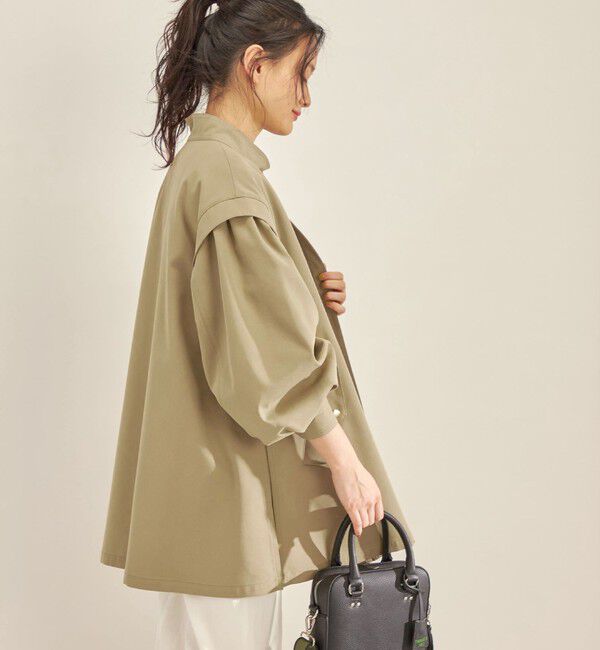 SHIPS for women「強撚 ギャバ スタンドカラー ハーフ コート ◇」|その他|