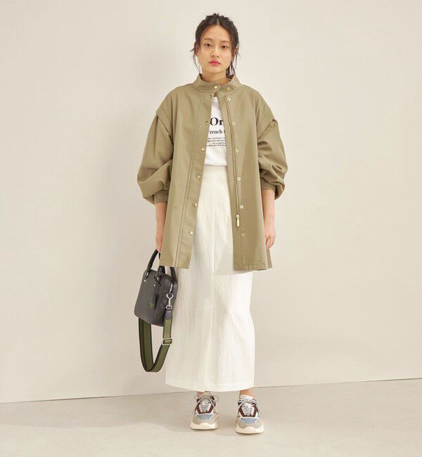 SHIPS for women「強撚 ギャバ スタンドカラー ハーフ コート ◇」|その他|