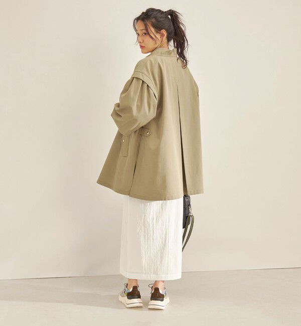 SHIPS for women「強撚 ギャバ スタンドカラー ハーフ コート ◇」|その他|