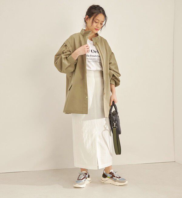 SHIPS for women「強撚 ギャバ スタンドカラー ハーフ コート ◇」|その他|