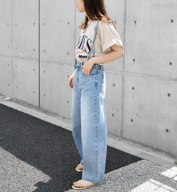 SHIPS any「bon_meur:〈洗濯機可能〉コクーン シルエット デニム パンツ」|デニム|