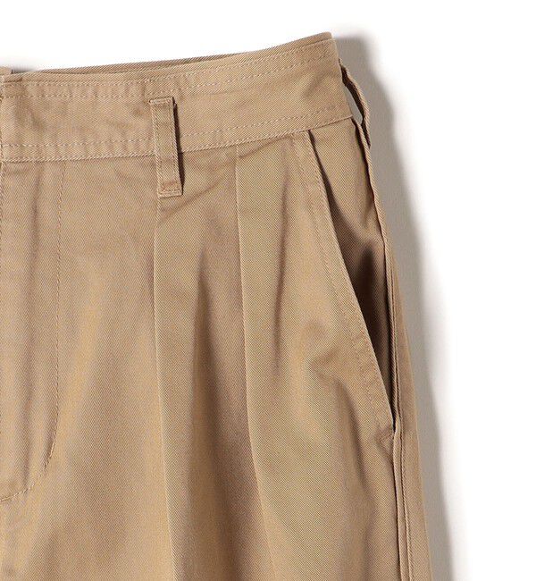 SHIPS for women「* 〈手洗い可能〉2タック ワイド チノパンツ ◇」|チノ|