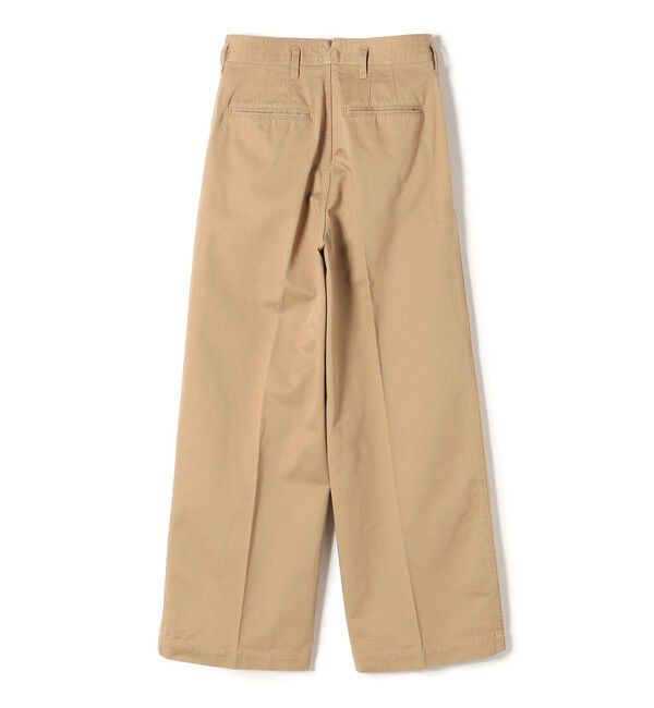 SHIPS for women「* 〈手洗い可能〉2タック ワイド チノパンツ ◇」|チノ|