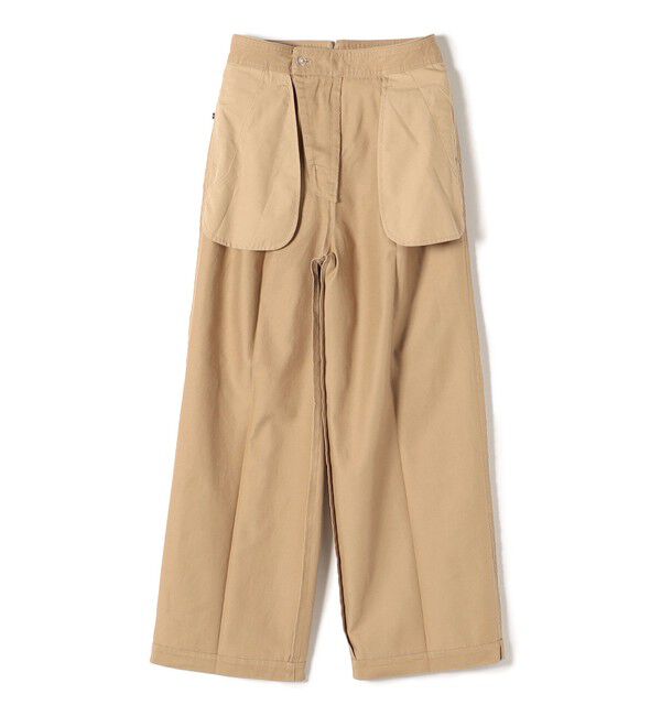 SHIPS for women「* 〈手洗い可能〉2タック ワイド チノパンツ ◇」|チノ|