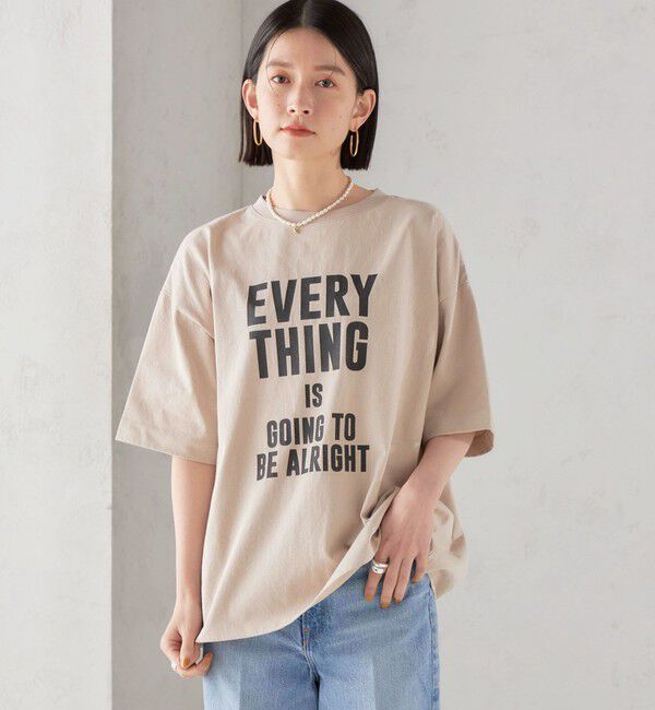 SHIPS for women「【SHIPS別注】81BRANCA:5分袖 ロゴ TEE 24SS 」|Tシャツ・カットソー|
