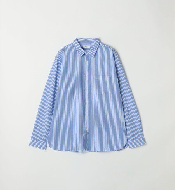 SHIPS any「SHIPS any: ストライプ / ソリッド リラックス レギュラーカラー シャツ 24SS◇」|シャツ・ブラウス|