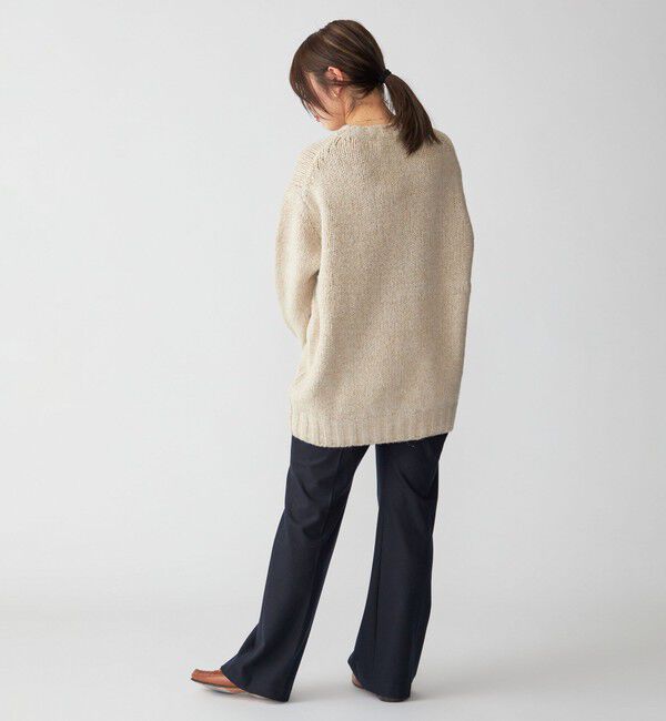 SHIPS「SHIPS: フラッフィー メランジ クルーネック プルオーバー ニット」|ニット・セーター|