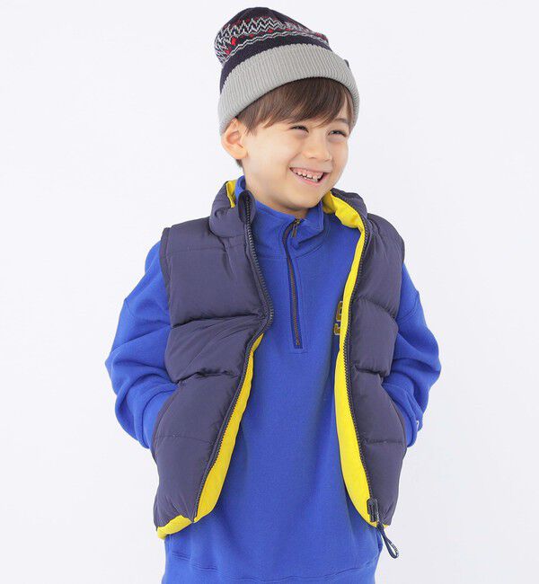 SHIPS KIDS「SHIPS KIDS:100～130cm / リサイクル ダウン ベスト」|ダウンベスト・ベスト|