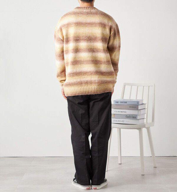 SHIPS any「SHIPS any: 〈手洗い可能〉ランダム グラデーション カラー クルーネック ニット◇」|ニット・セーター|