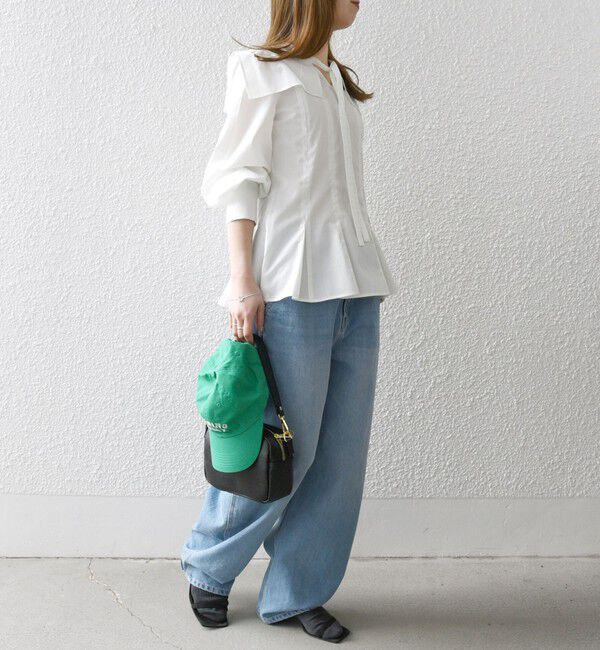 SHIPS any「SHIPS any:〈洗濯機可能〉REPREVE カラー シャツ ブラウス」|シャツ・ブラウス|