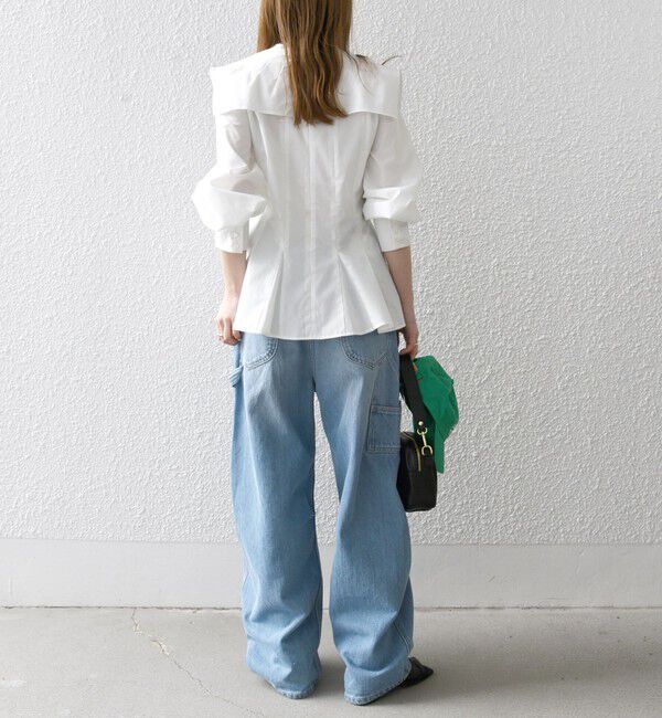 SHIPS any「SHIPS any:〈洗濯機可能〉REPREVE カラー シャツ ブラウス」|シャツ・ブラウス|