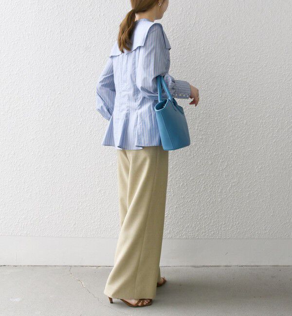 SHIPS any「SHIPS any:〈洗濯機可能〉REPREVE カラー シャツ ブラウス」|シャツ・ブラウス|