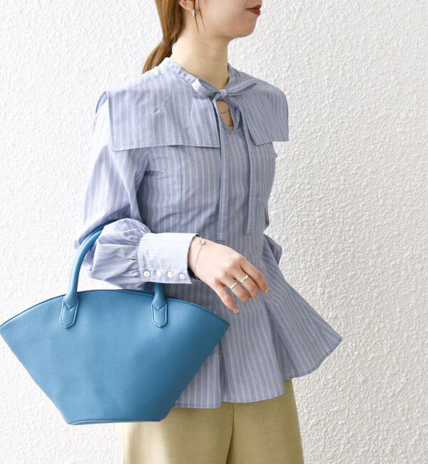 SHIPS any「SHIPS any:〈洗濯機可能〉REPREVE カラー シャツ ブラウス」|シャツ・ブラウス|