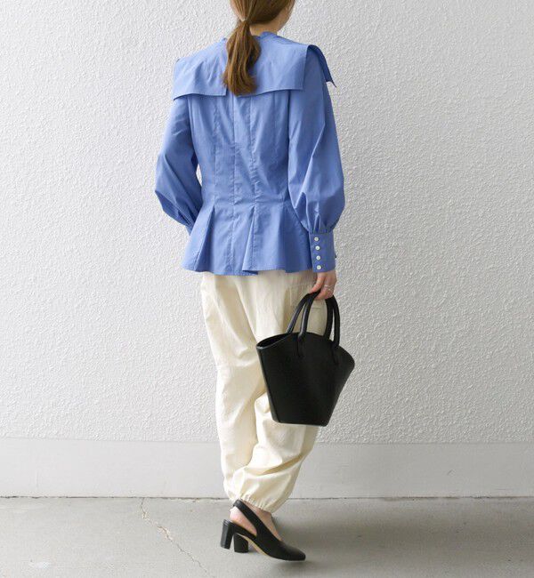 SHIPS any「SHIPS any:〈洗濯機可能〉REPREVE カラー シャツ ブラウス」|シャツ・ブラウス|